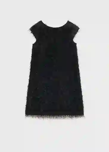 Vestido Plumi Negro Talla 09 Niñas Mango