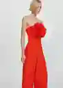 Mono Amapola Rojo Talla L Mujer Mango