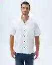 Camisa Hombre Blanco Talla S 819f008 Americanino