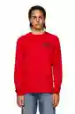 Diesel Camiseta T-Diegos-Ls-K24 Para Hombre Rojo Talla XXL