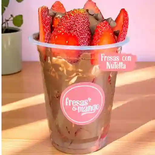 Fresas con nutella