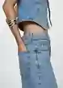 Jean Ari Tejano Medio Talla 36 Mujer Mango