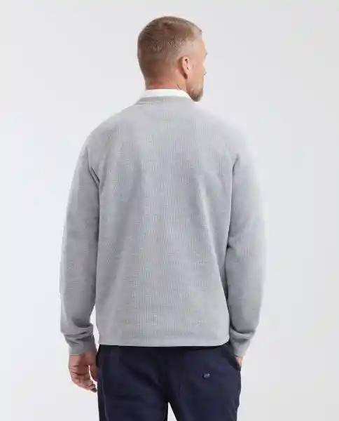Buzo Wanna be Knitted Gris Fundido Medio Talla M Chevignon