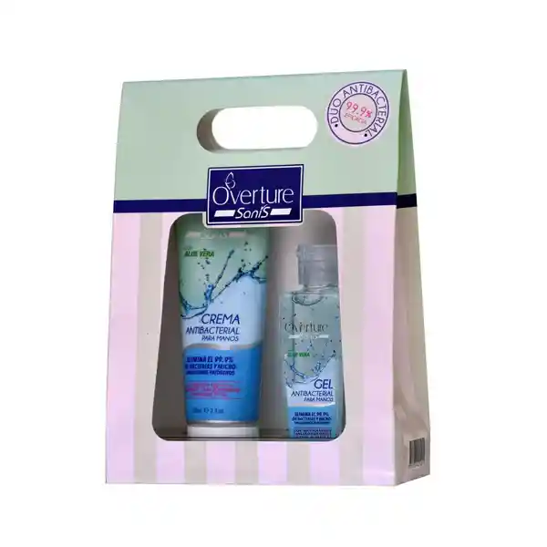 Overture Estuche Gel + Crema Antibacterial