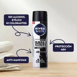 Nivea Men Desodorante Invisible for Black & White