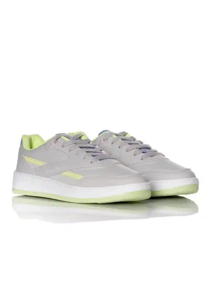 Tenis De Mujer 37 - Gris/Vde