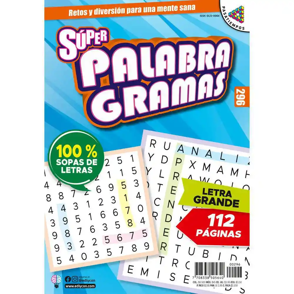 Super Palabragramas Sopas de Letras