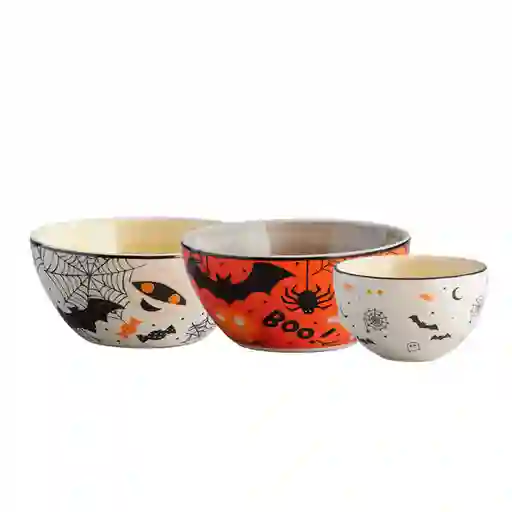 Corona Set Bowl y Bouillon Halloween