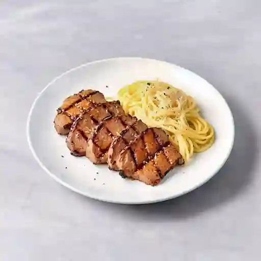 Carne A La Plancha / Pasta Carbonara