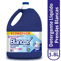 Blancox Detergente Líquido Blanco Radiante Ropa Blanca