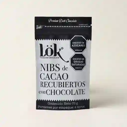 Lok Nibs de Cacao con Chocolate