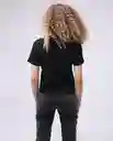  Camiseta Mujer Negro Talla Xl 600D000 AMERICANINO 