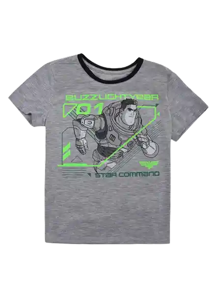 Lightyear Camiseta Manga Corta Gris Talla 10