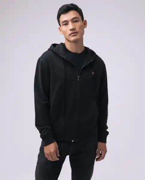  Buzo Hombre Negro Talla L 880D003  AMERICANINO  