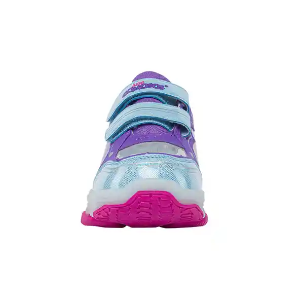 Los Gomosos Tenis Patines Con Luces Unacor Niña Morado Talla 33