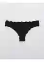 Panti Negro Talla Large Aerie American Eagle