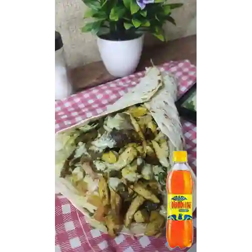 Combo Shawarma Burrito + Colombiana 250 ml