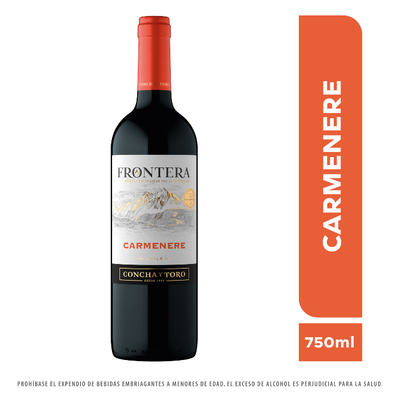 Vino Tinto Frontera Carmenere 750ml