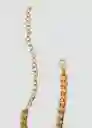 Cinturón Chainy Oro Talla M Mujer Mango