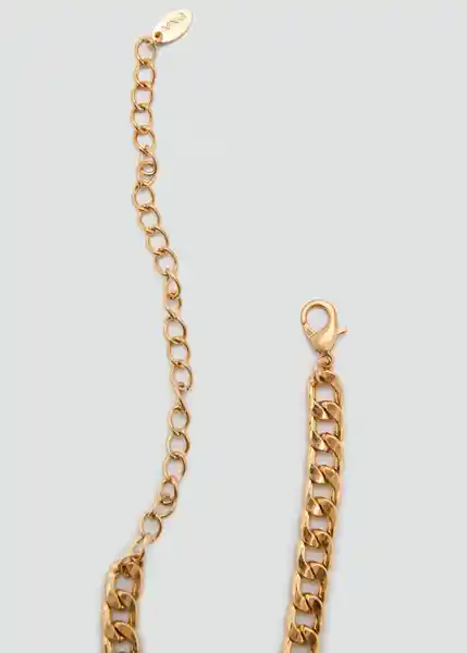 Cinturón Chainy Oro Talla M Mujer Mango