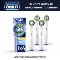 Oral-B Precision Clean Cabezal Redondo de Repuesto para Cepillo Eléctrico 4 Unidades