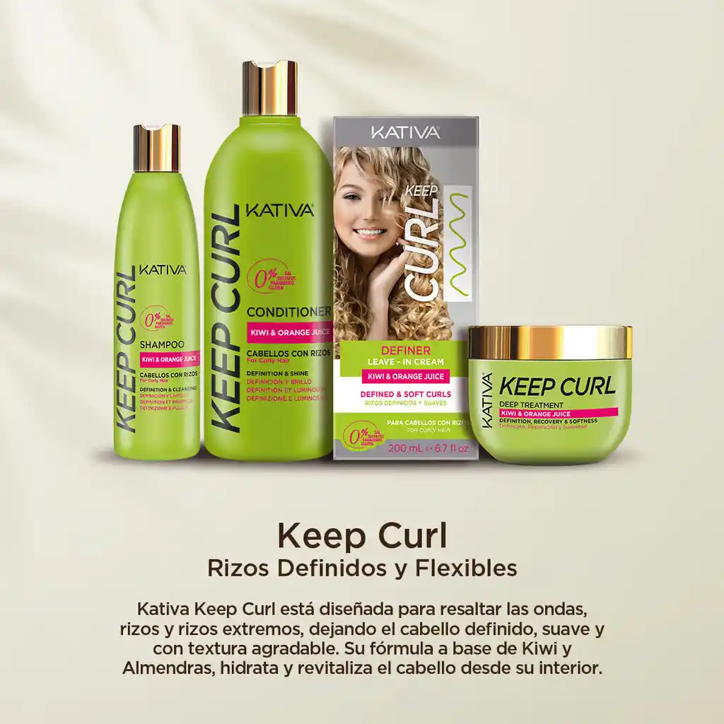 Kativa Shampoo Super Fruit Active Cabellos Con Rizos