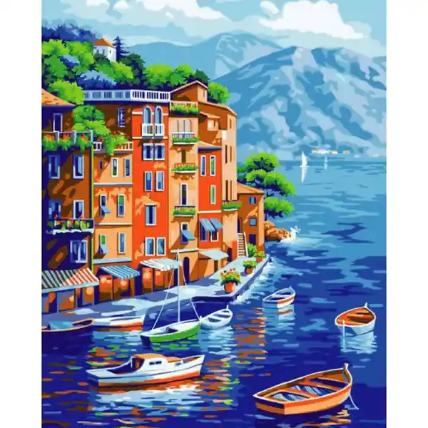 Ingenio Destreza Mental Pintura Por Números - Cinque Terre