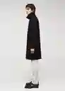 Abrigo Uxio Negro Talla XL Hombre Mango
