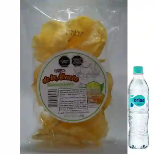 Combo Papas de Limón + Brisa Sin Gas 600ML