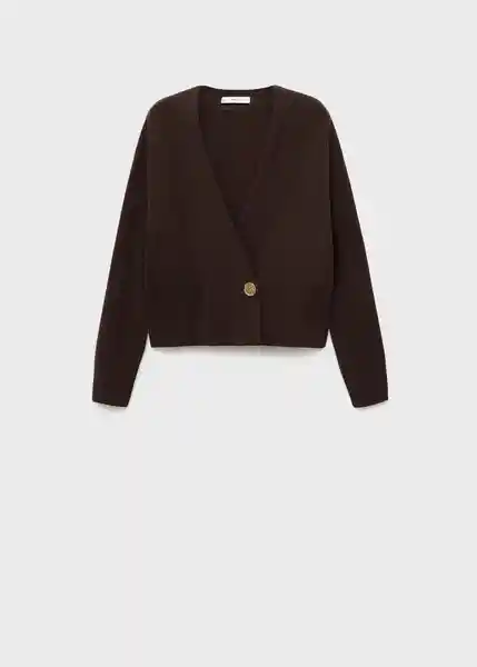 Cárdigan Anita Chocolate Talla XS Mujer Mango