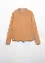 Saco Jersey Tortuga Camel Talla 25 Mujer Mango