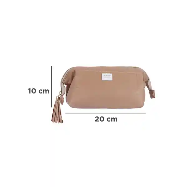Cosmetiquera Con Relieve Serie Khaki Miniso