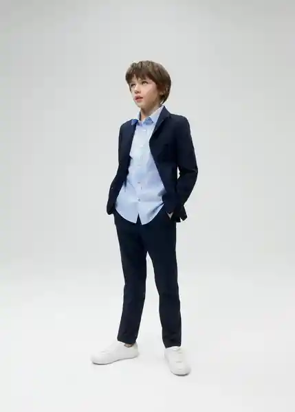 Pantalón Russp Navy Talla 10 Niños Mango