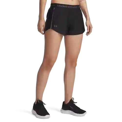 Under Armour Pantaloneta Entrenamiento Play Up Mujer Negro T MD