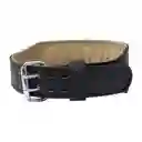 Cinturón de Pesas de Cuero Negro Talla M Everlast