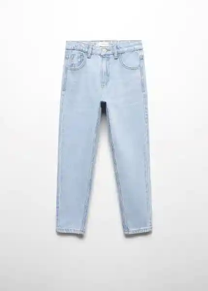 Jean Mom 6 Tejano Claro Talla 10 Niñas Mango