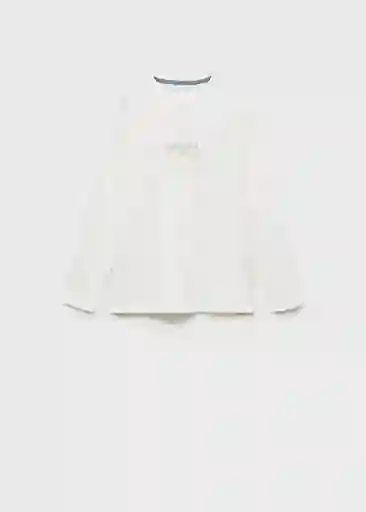 Camiseta Control Offwhite Talla 14 Niños Mango