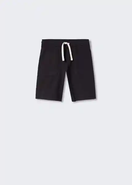 Bermuda Richard Negro Talla 06 Niños Mango