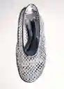 Zapatos Sarot Plata Talla 41 Mujer Mango