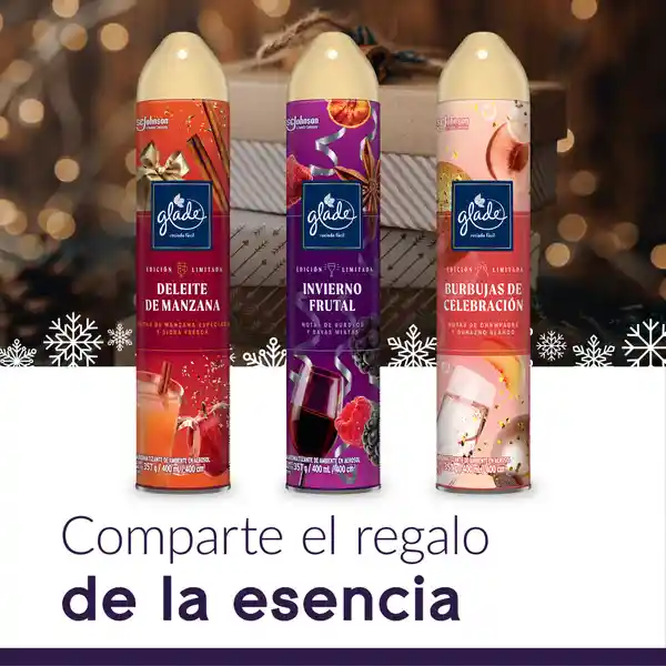 Glade Aromatizante Edición Limitada Burbujas de Celebración