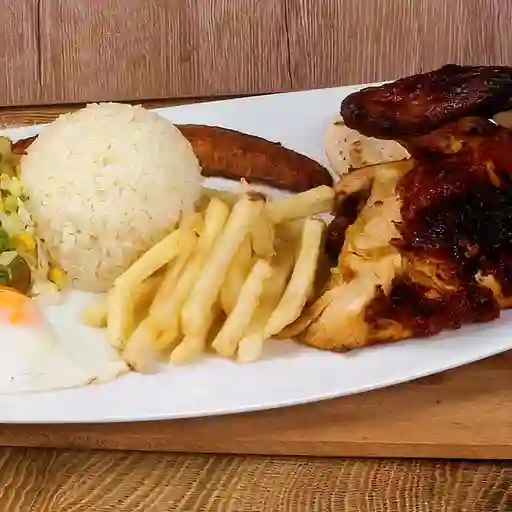 Bandeja con Pollo