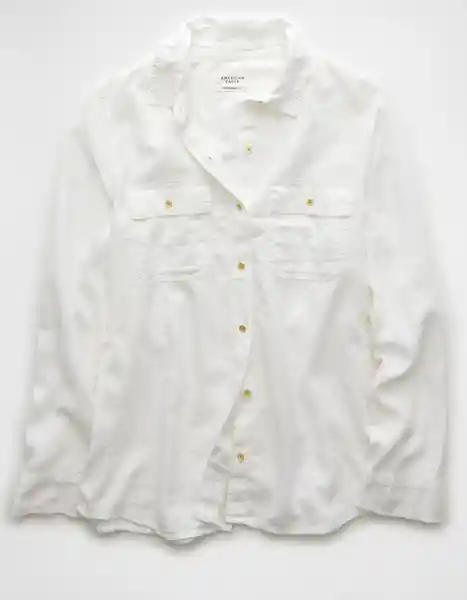 Camisa Mujer Blanco Talla: MEDIUM 6127100 American Eagle