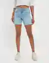 Short Mujer Azul Talla 4 400381267779 American Eagle