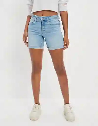 Short Mujer Azul Talla 4 400381267779 American Eagle