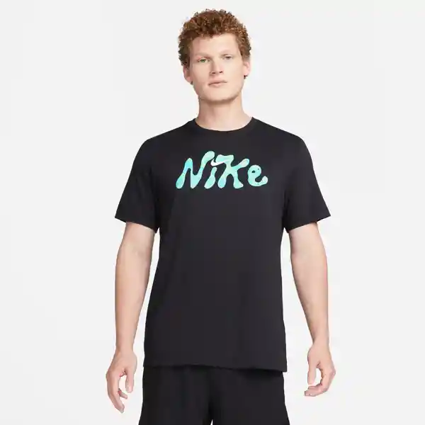 Nike Camiseta M Df Tee Dye 1 Para Hombre Negro Talla XL