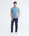 Basic T-shirt M/c Azul Espejismo Oscuro Talla Xxl Hombre Chevignon