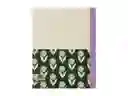 Libreta Lomo Papel Lila 16.5 x 21 Casaideas