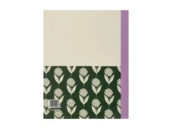 Libreta Lomo Papel Lila 16.5 x 21 Casaideas