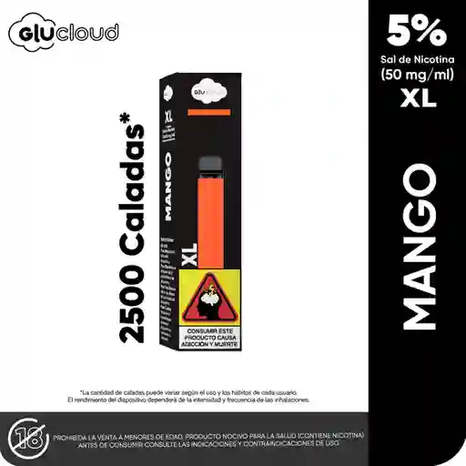 Glucloud Vape Sour Mango XL / 2500 Puff