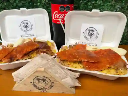 2 Lechonas Familiares Gaseosa Litro y Medio